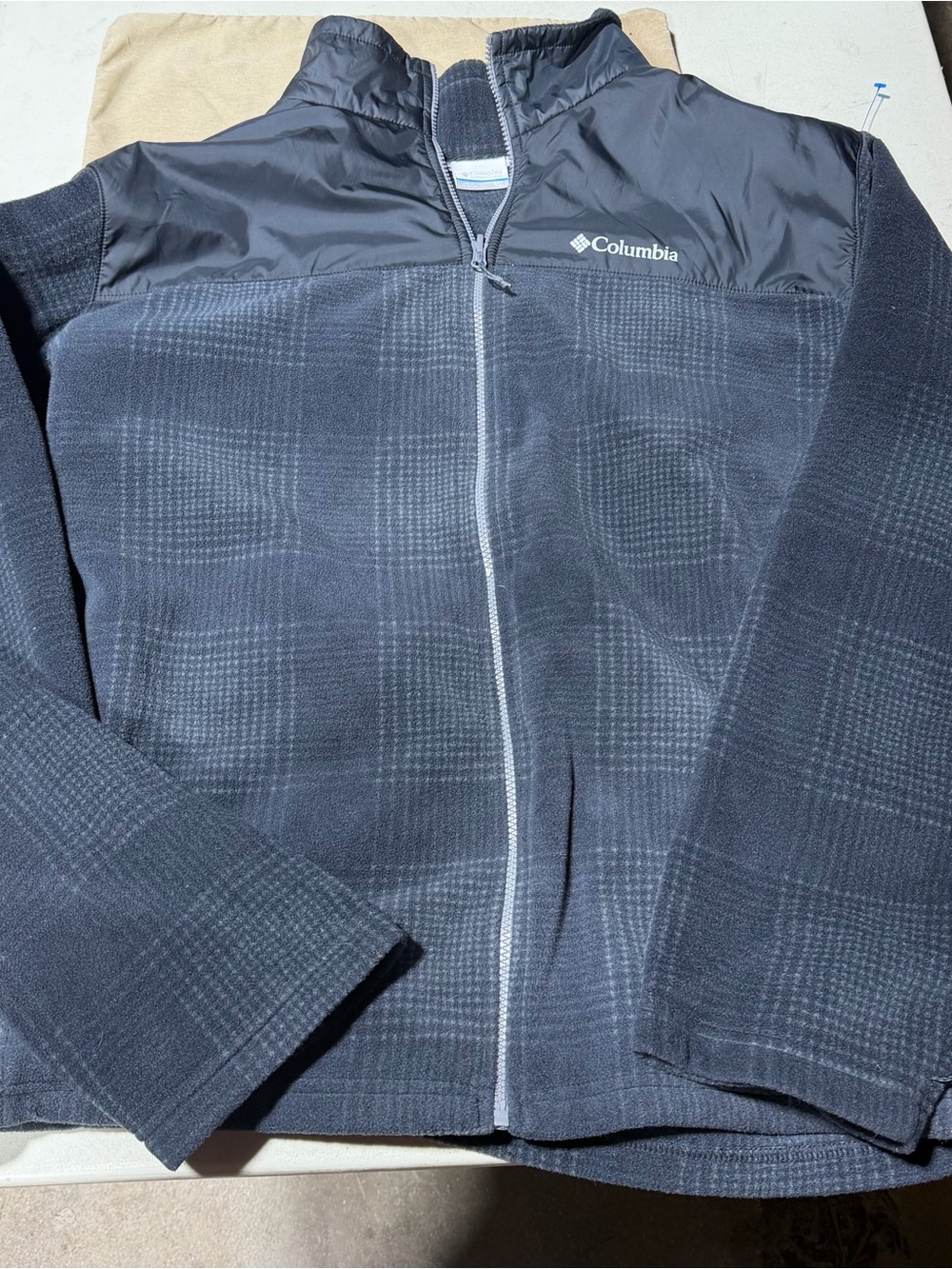 Columbia Men's Dark Navy Full-Zip Lightweight Jacket